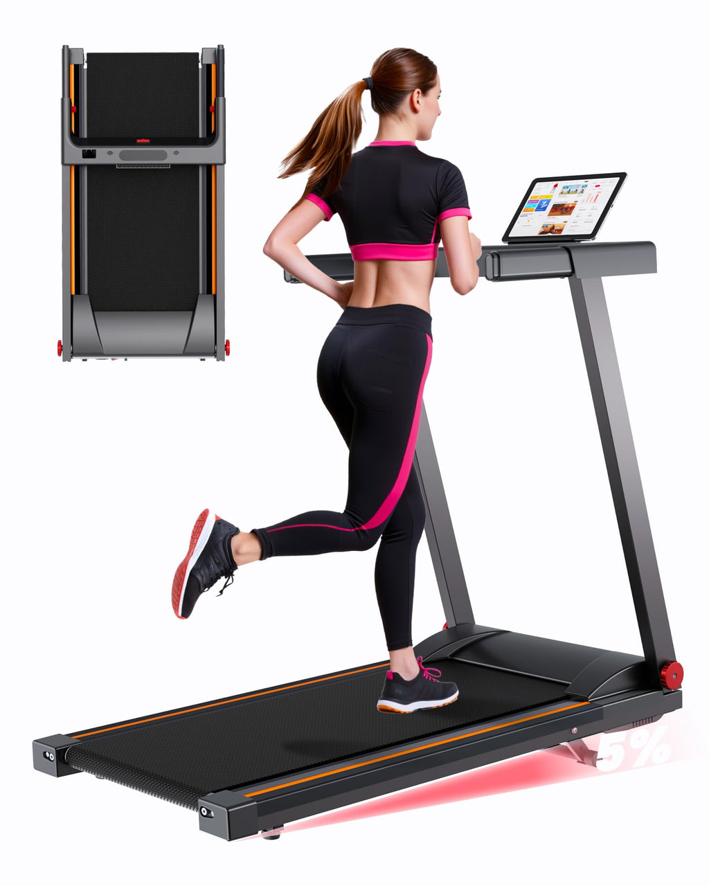Lacuffy AS03 Treadmills with Incline-US