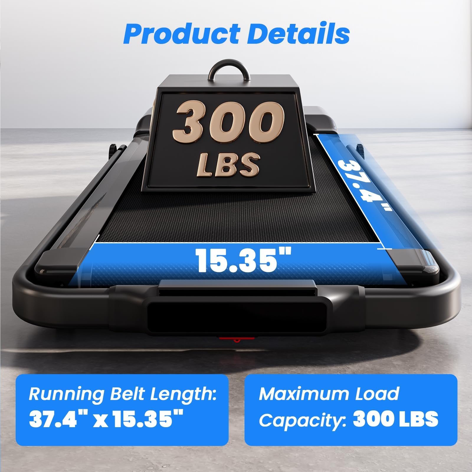 Lacuffy CT06 Foldable 3 in 1 Treadmill with Incline and Handle Bar-US