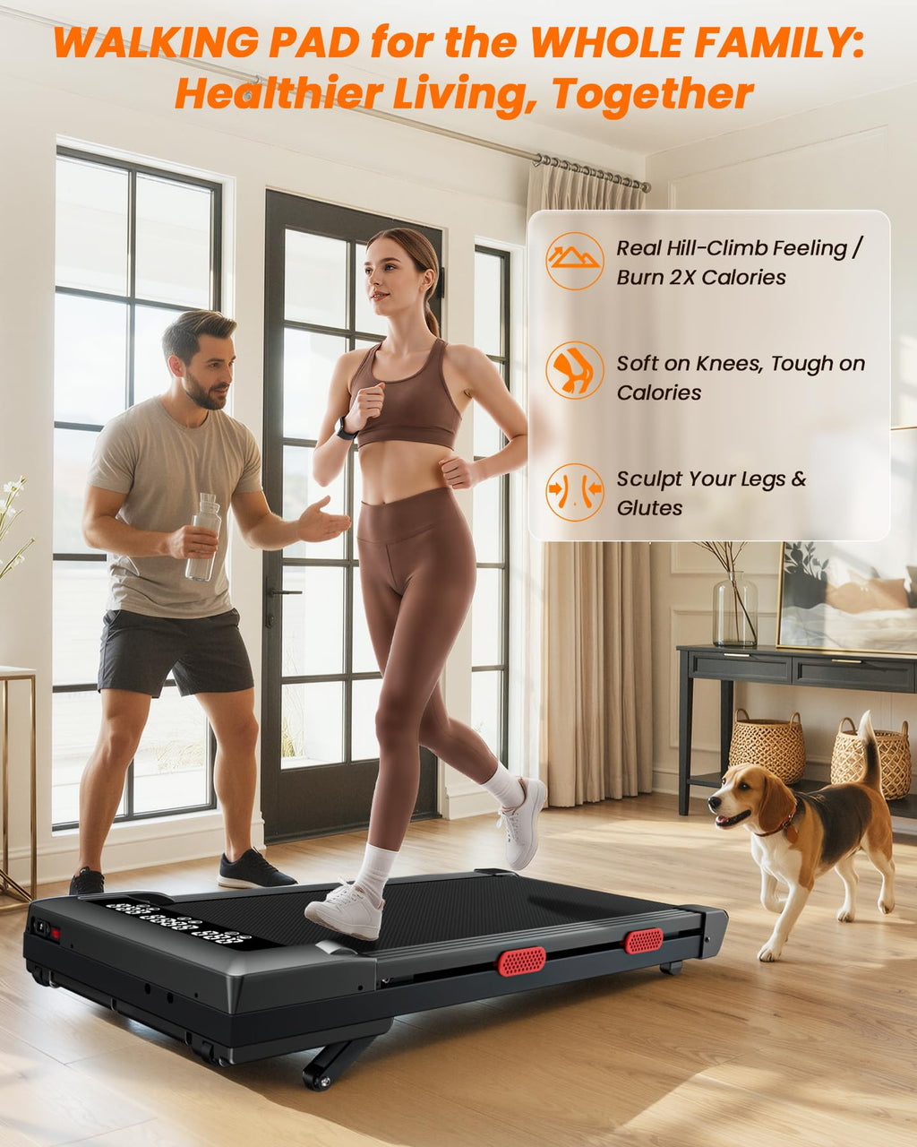 Lacuffy BA07R2 Under Desk Walking Pad-US