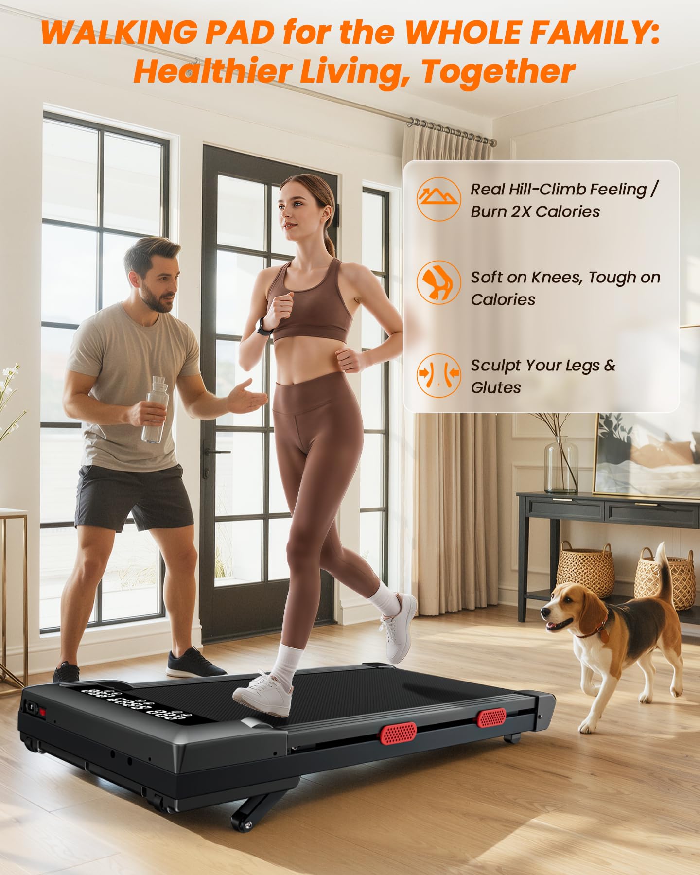Lacuffy BA07R2 Under Desk Walking Pad-US