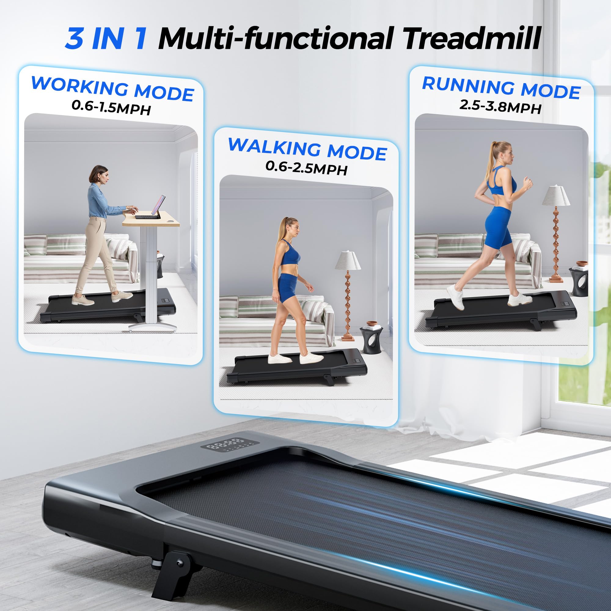 Lacuffy BA09 Under Desk Treadmill-US