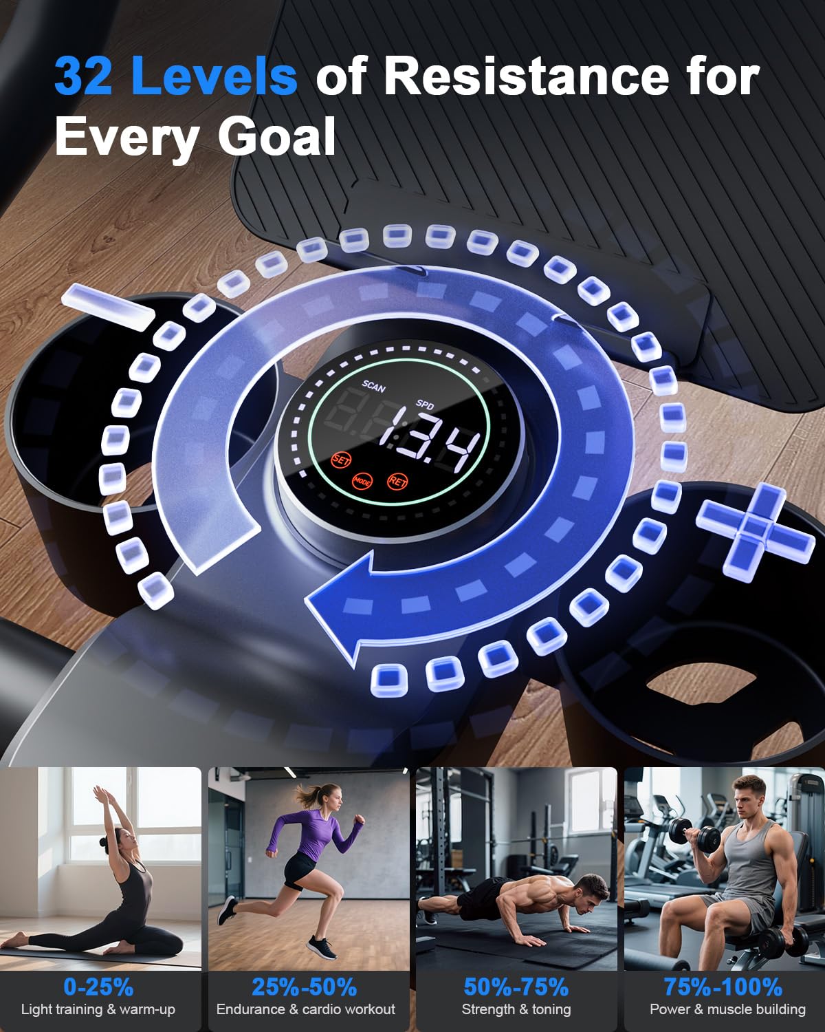 Lacuffy S1-Pro Indoor Cycling Bike-US