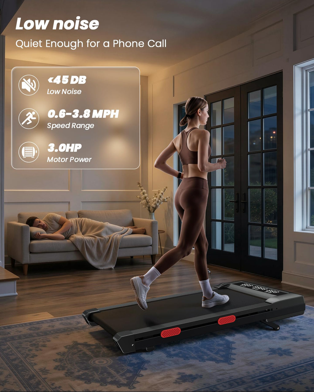 Lacuffy BA07R2 Under Desk Walking Pad-US