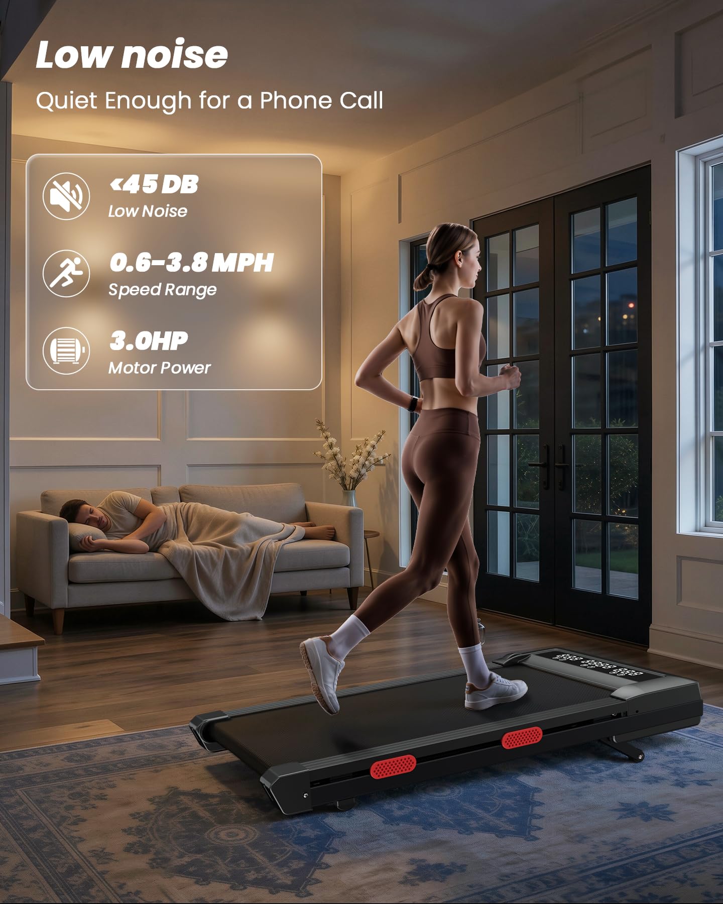 Lacuffy BA07R2 Under Desk Walking Pad-US