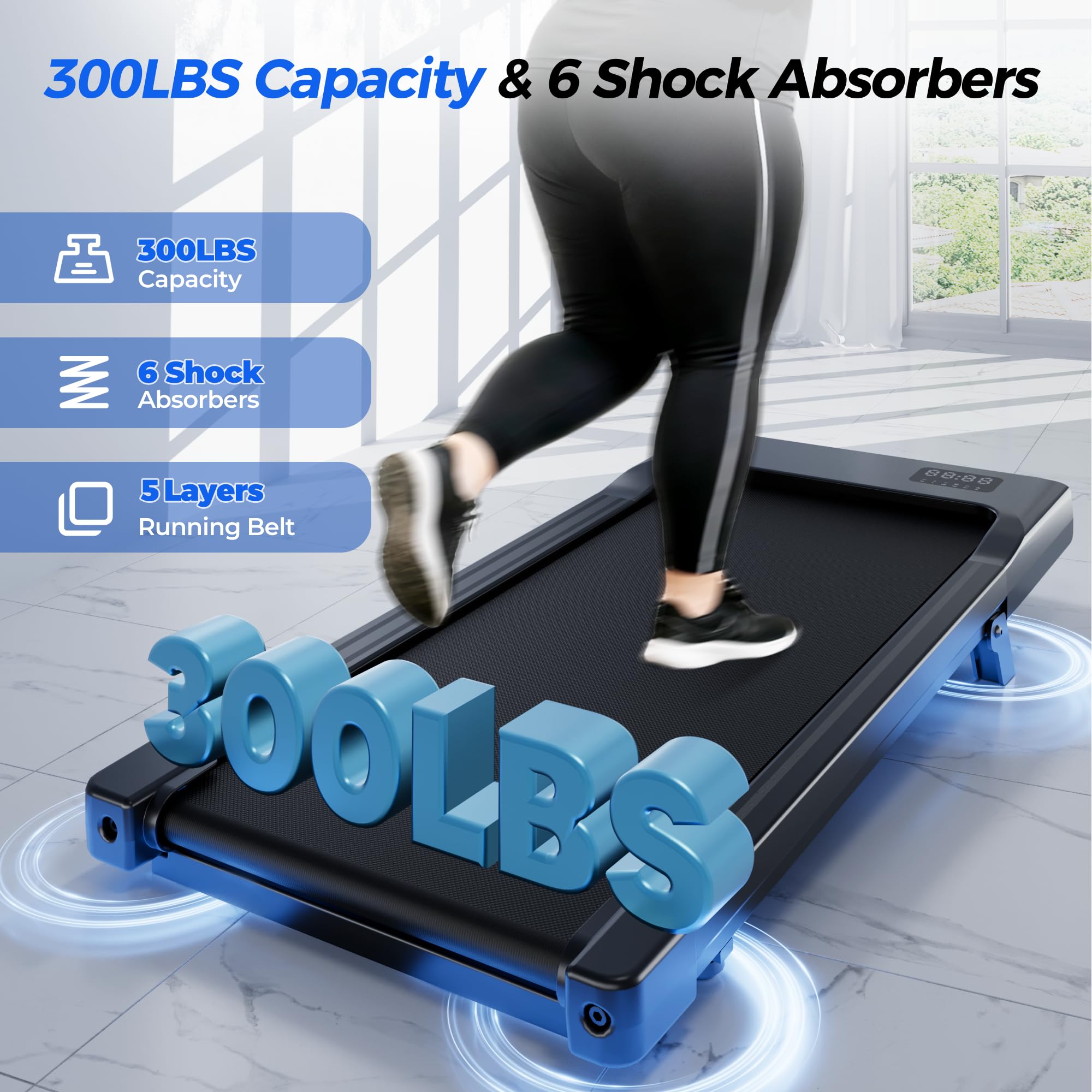 Lacuffy BA09 Under Desk Treadmill-US