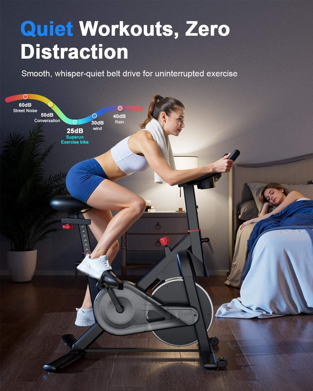 Lacuffy S1-Pro Indoor Cycling Bike-US